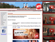 Tablet Screenshot of npd-neu-ulm.de